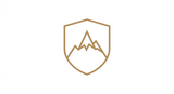 Schild-Icon mit Berggipfel – Symbol für Made in Austria
