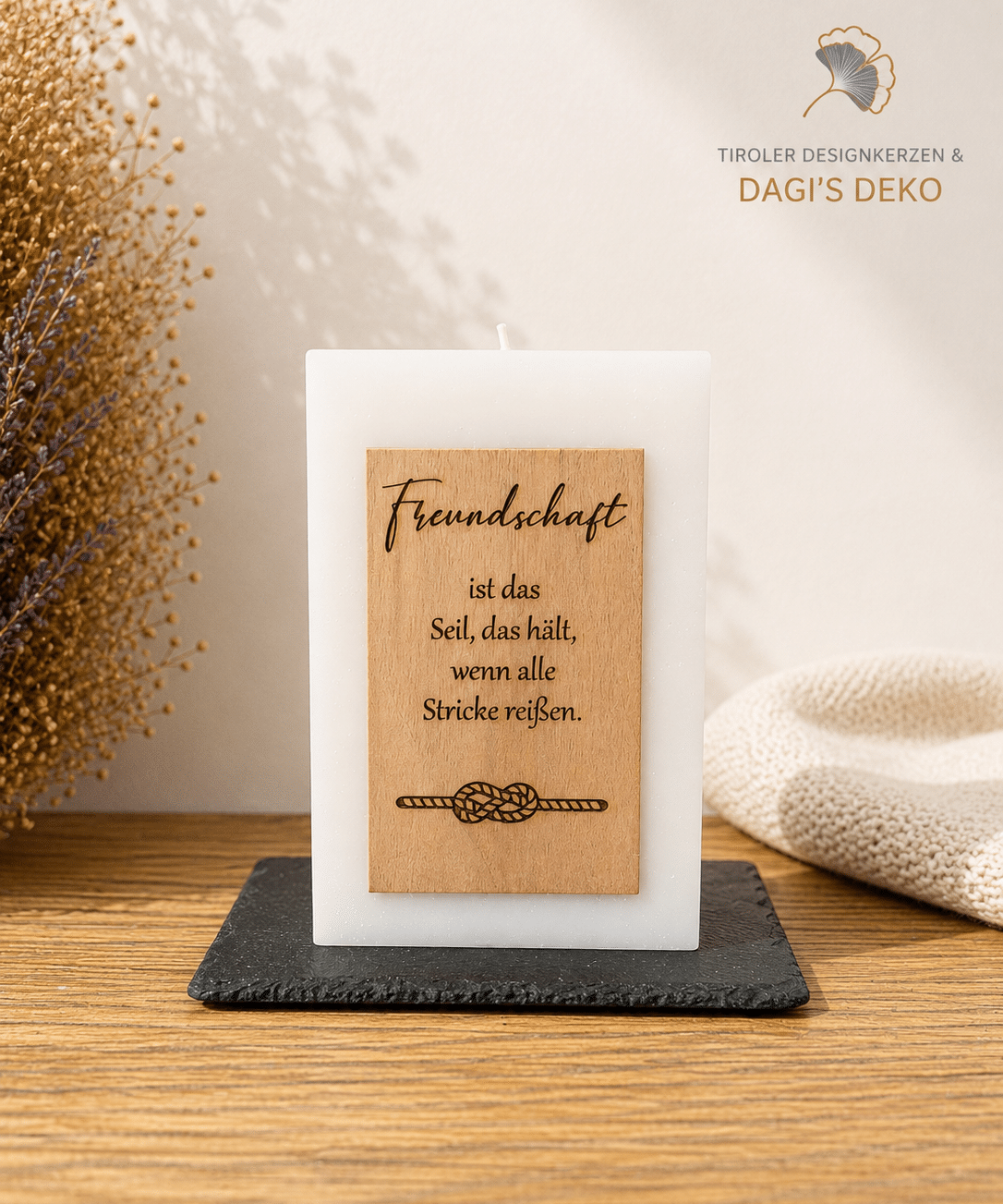 Kerze „Freundschaft“
