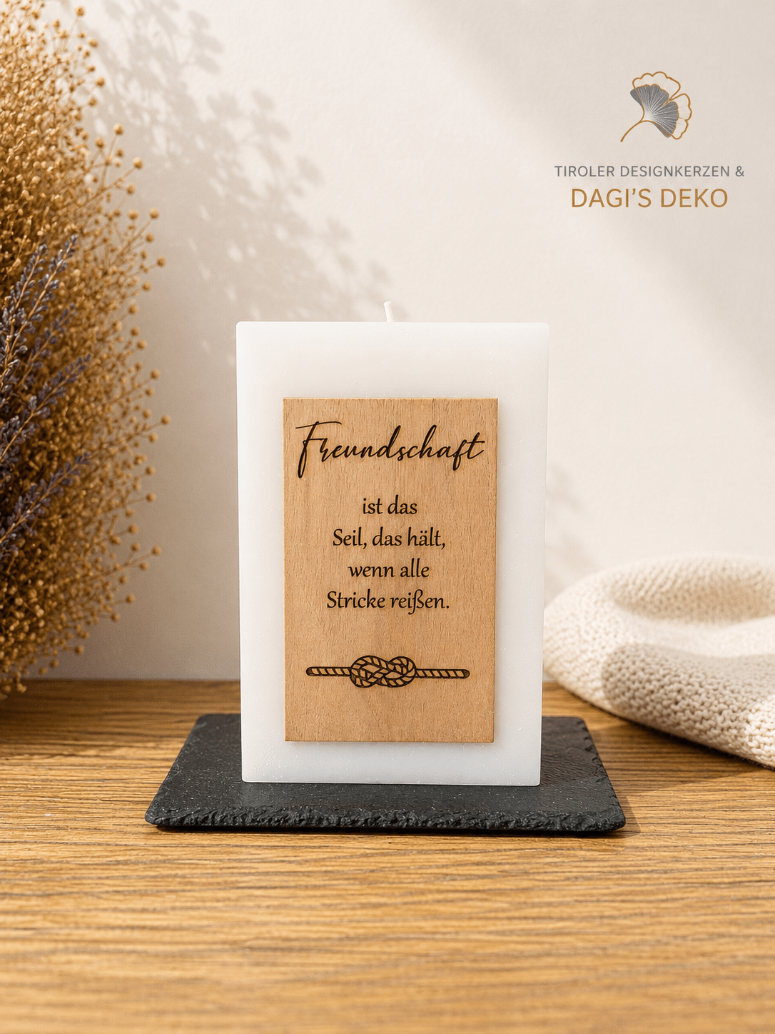 Kerze „Freundschaft“