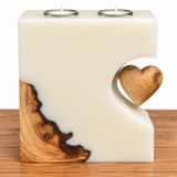 Holz Herz Quadratisch