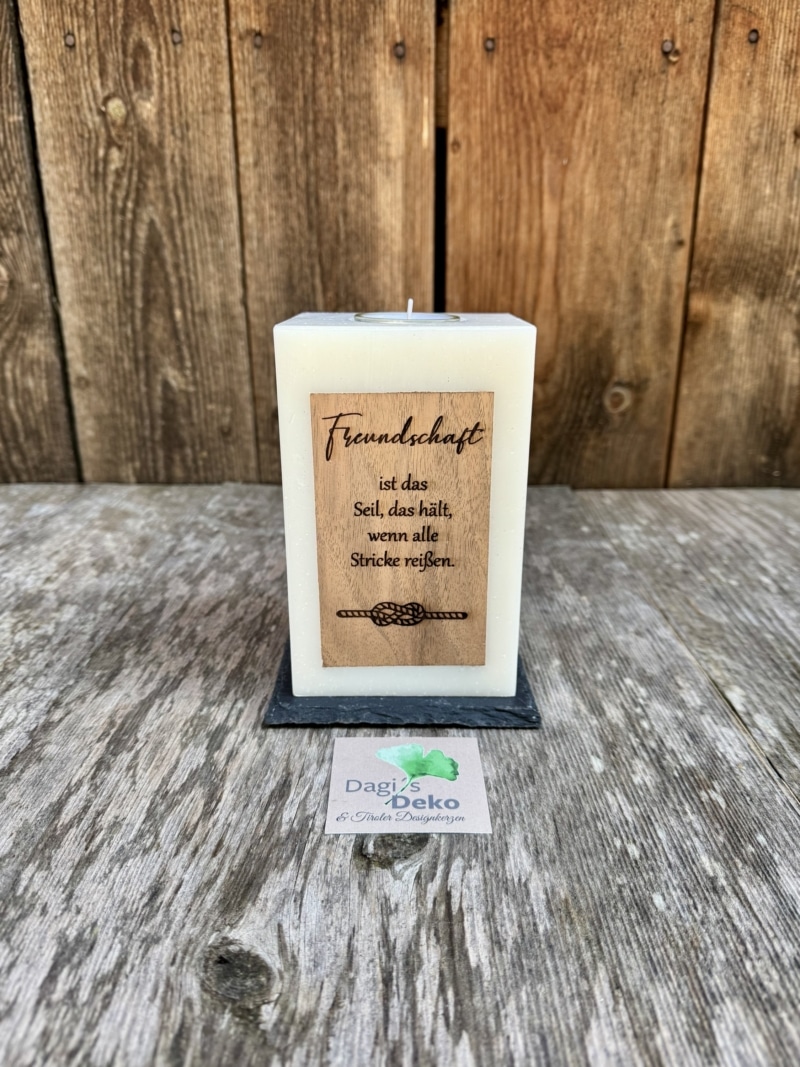 Kerze „Freundschaft“