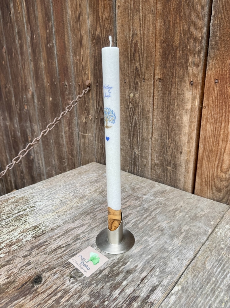 Taufkerze Lebensbaum – Bild 2